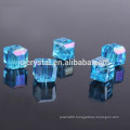 square glass beads,decorative beads for clothes